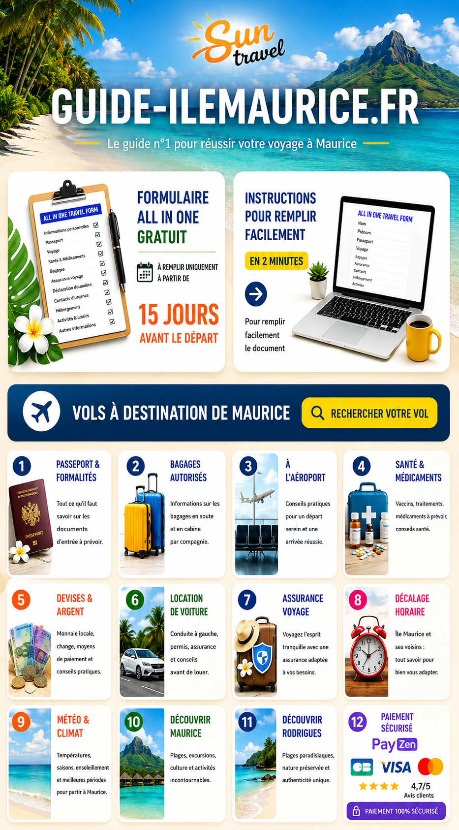 Guide Île Maurice — Sun Travel